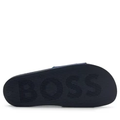 Beach Shoes*Boss Kirk Sliders in Dark Blue