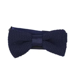 Formalwear*Boss Knitted Bow Tie in Dark Blue