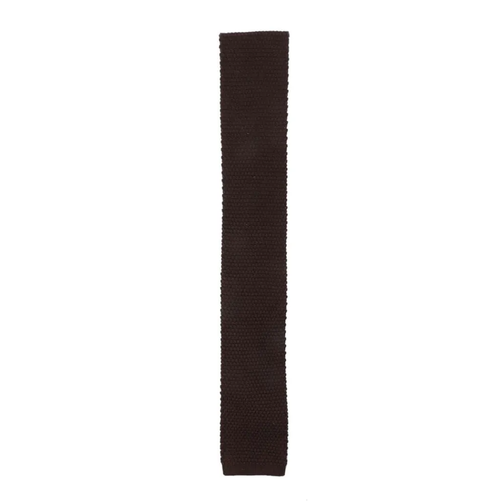 Formalwear*Boss Knitted Tie in Brown