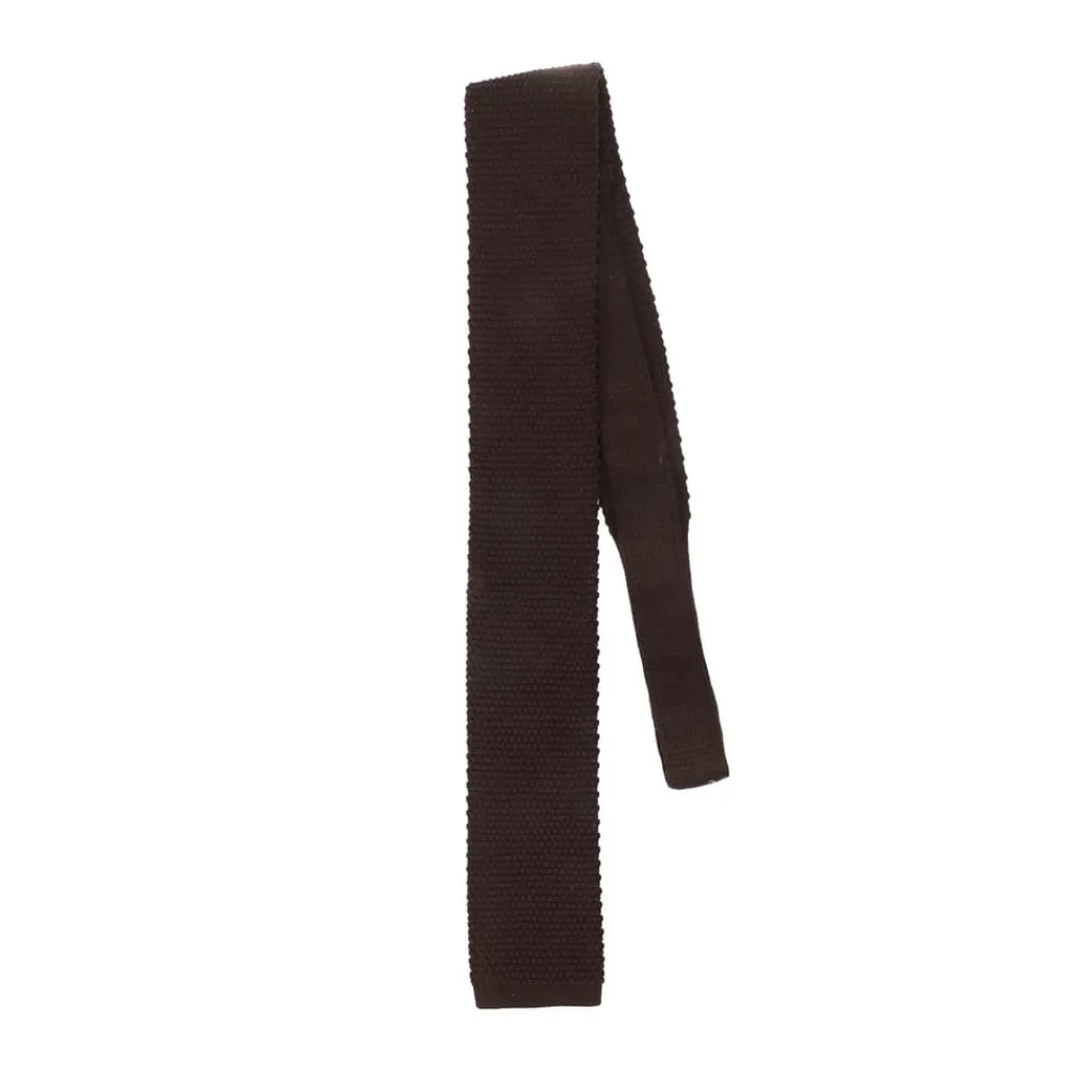 Formalwear*Boss Knitted Tie in Brown