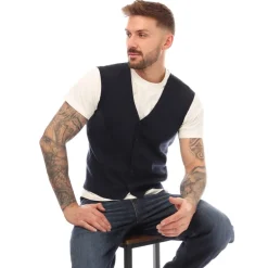 Knitwear|Coats And Jackets*Boss Kortility Vest in Dark Blue