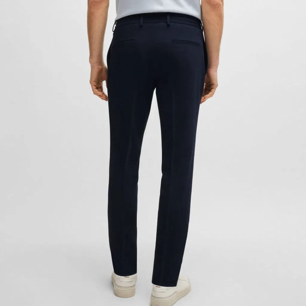 Trousers*Boss L-Gee Slim-Fit Trousers in Dark Blue