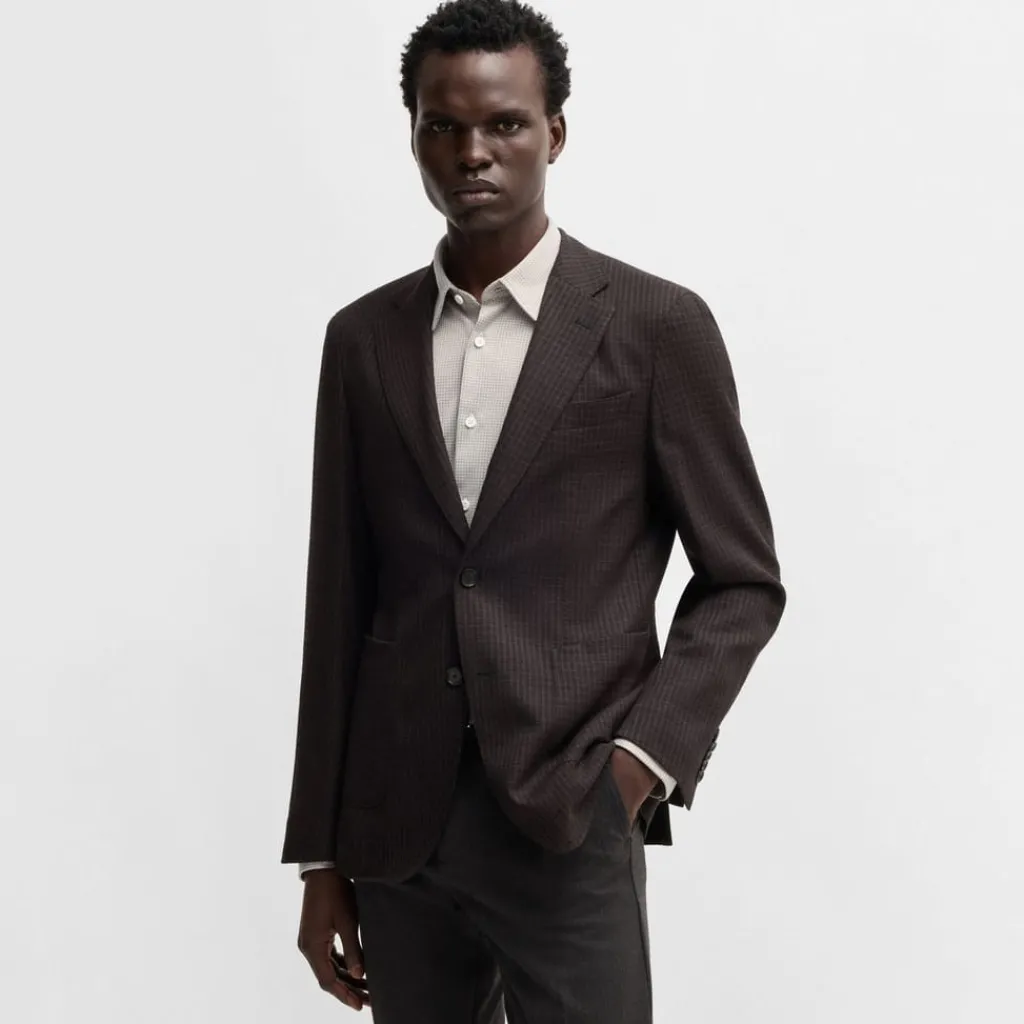 Formalwear*Boss L-Heston Slim-Fit Blazer in Purple