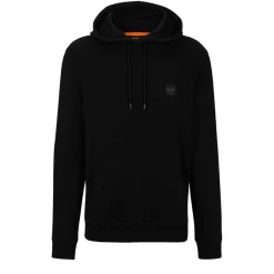Sweatshirts*Boss Logo Patch Hoodie in Black