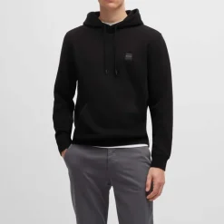 Sweatshirts*Boss Logo Patch Hoodie in Black
