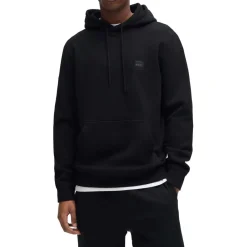 Sweatshirts*Boss Logo Patch Hoodie in Black