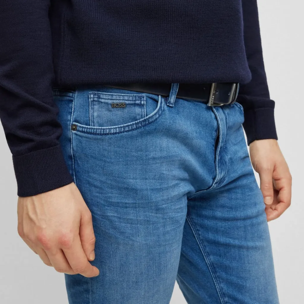 Jeans*Boss Maine3 Regular-Fit Jeans in Blue