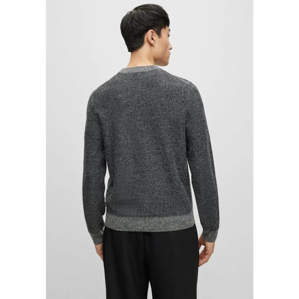Knitwear*Boss Marameo Crew Neck Regular Fit Sweater in Black