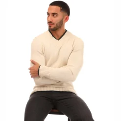 Knitwear*Boss Marzio Sweater in White