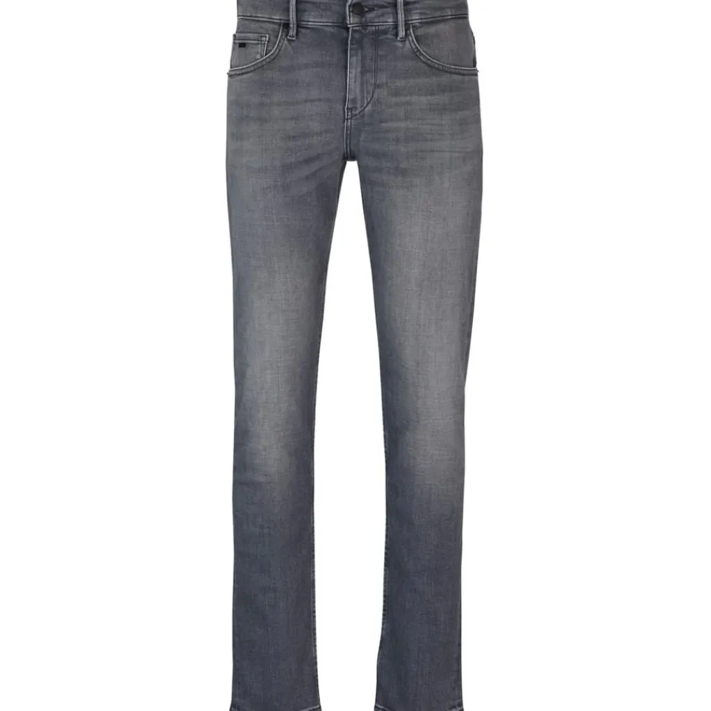 Jeans*Boss Mens Charleston4 10219924 04 Slim Fit Jeans in Grey