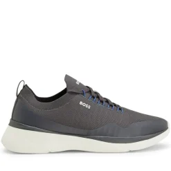 Footwear|Trainers*Boss Mens Dean Run Trainers in Grey