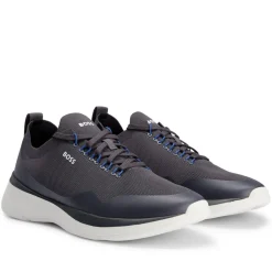 Footwear|Trainers*Boss Mens Dean Run Trainers in Grey