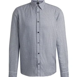 Shirts*Boss Mens H Liam Kent C1 243 10261351 01 Oxford Shirt in Blue