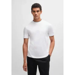 Polo Shirts*Boss Mens H Thompson 40 Ps 10262914 01 Polo Shirt in White