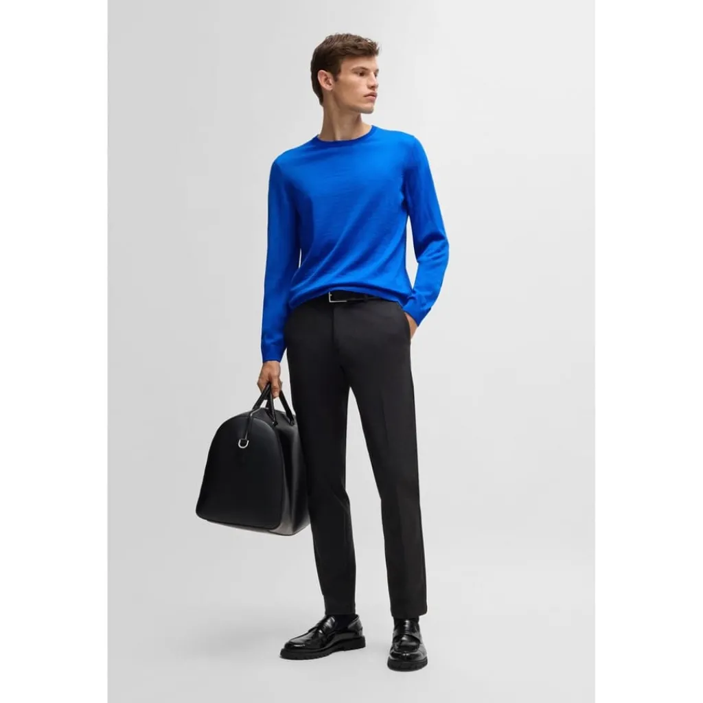 Knitwear*Boss Mens Leno P 10241501 01 Jumper in White