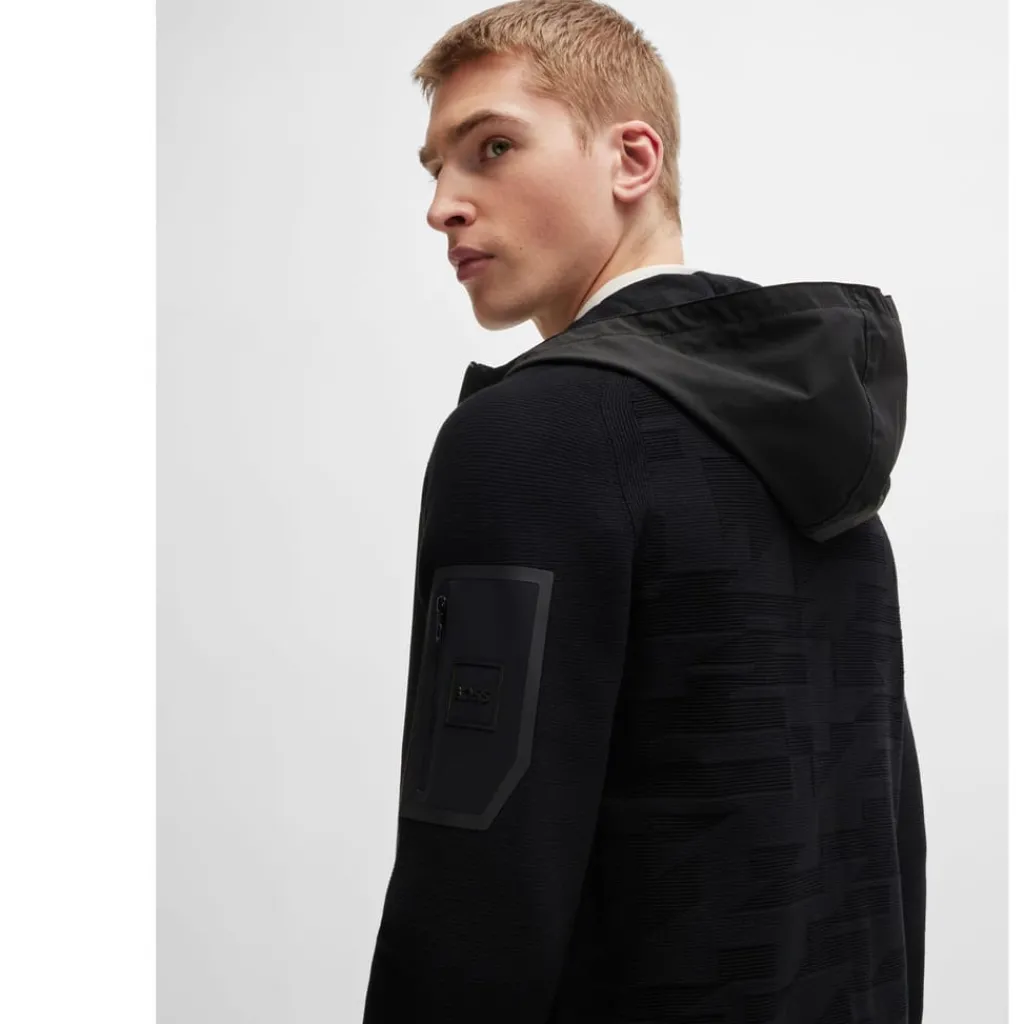 Sweatshirts*Boss Modak Full-Zip Hoodie in Black