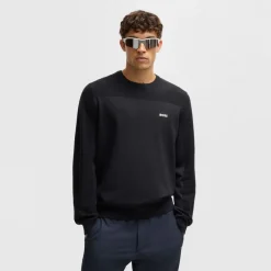 Knitwear*Boss Momentum-X Crewneck Sweater in Dark Blue