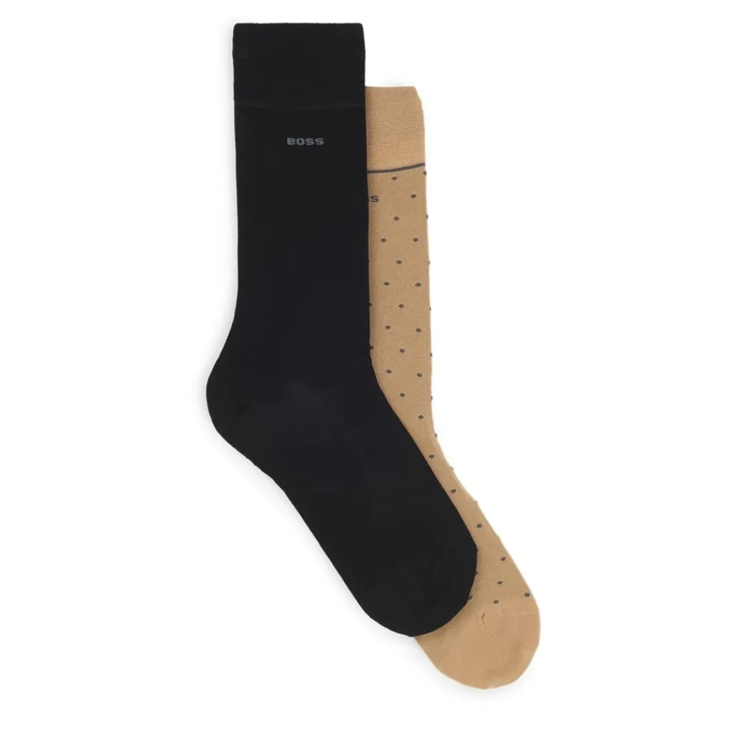 Underwear And Socks*Boss 2p Rs Dots Vi Bamboo 10267124 in Beige