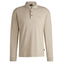 T-Shirts And Vests|Polo Shirts*Boss Pado 30 Long Sleeve Polo Shirt in Beige