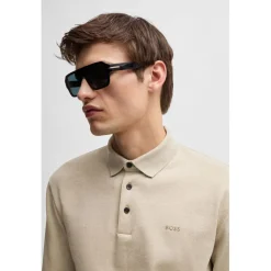 T-Shirts And Vests|Polo Shirts*Boss Pado 30 Long Sleeve Polo Shirt in Beige