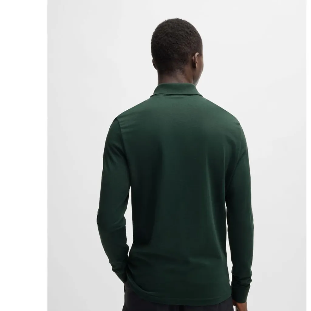 Polo Shirts*Boss Passerby Long Sleeve Polo Shirt in Green