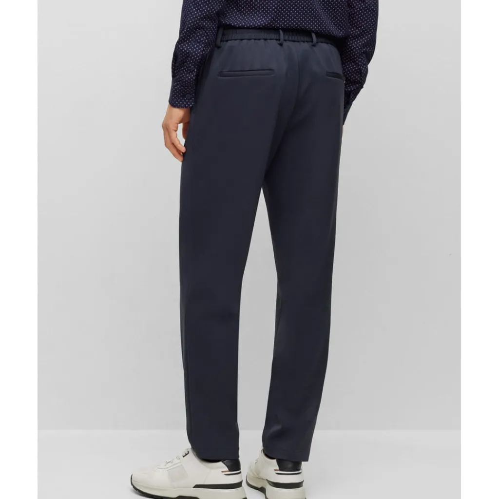 Formalwear*Boss P-Genius Slim-Fit Pants in Blue
