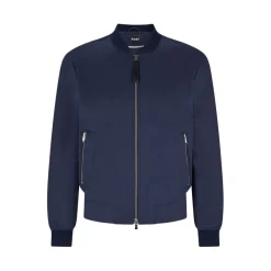 Formalwear*Boss P-Hanry Bomber Jacket in Dark Blue