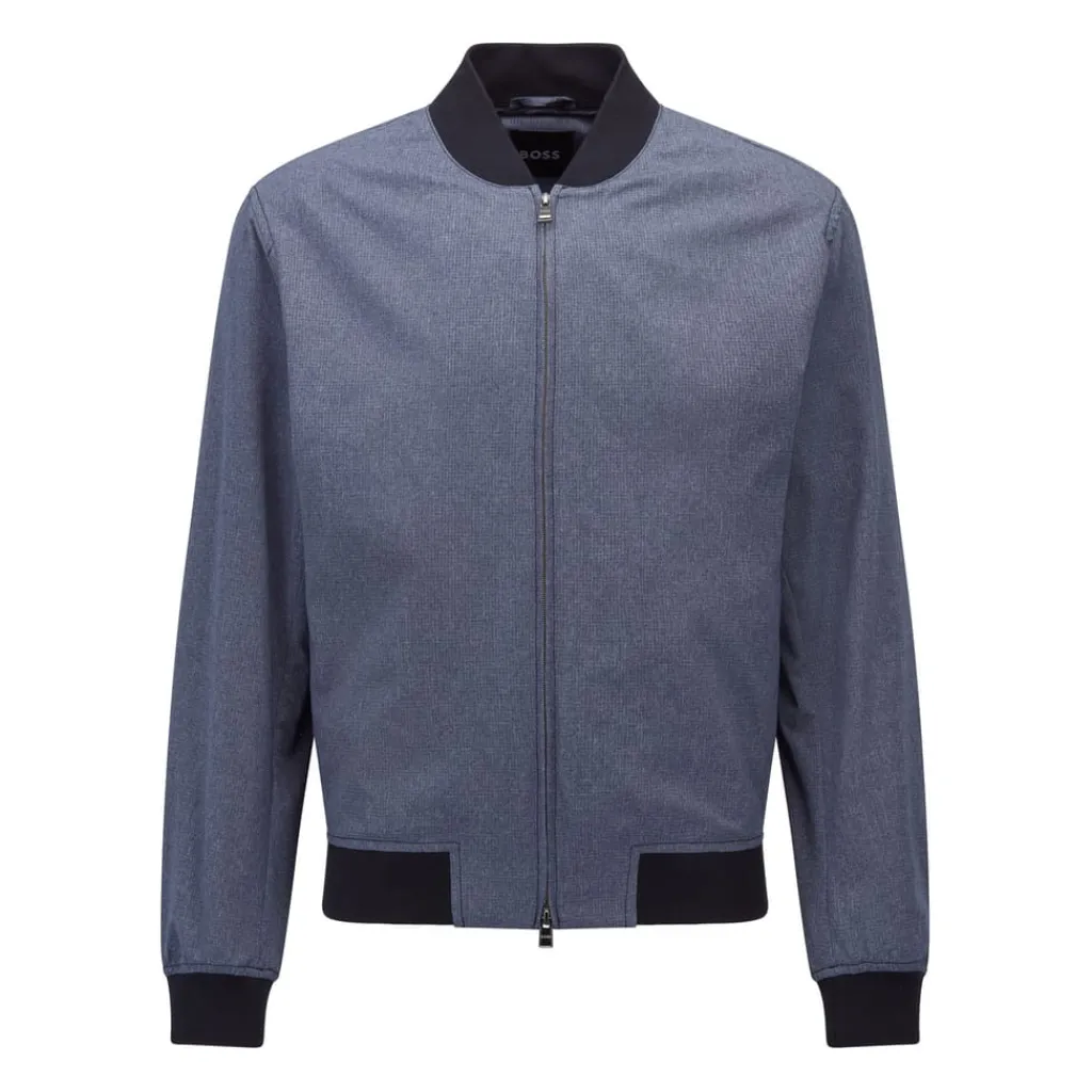 Formalwear*Boss P-Hanry Bomber Jacket in Blue