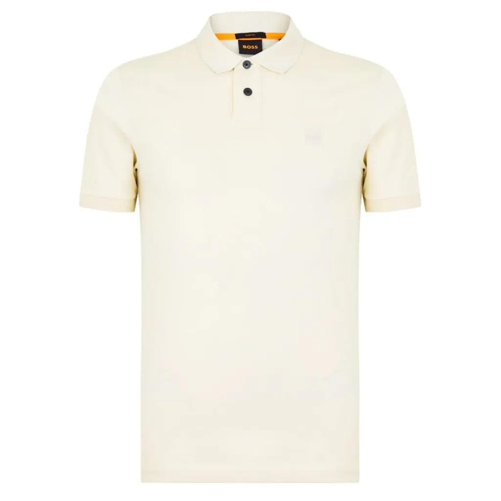 Polo Shirts*Boss Piqué Polo Top in White