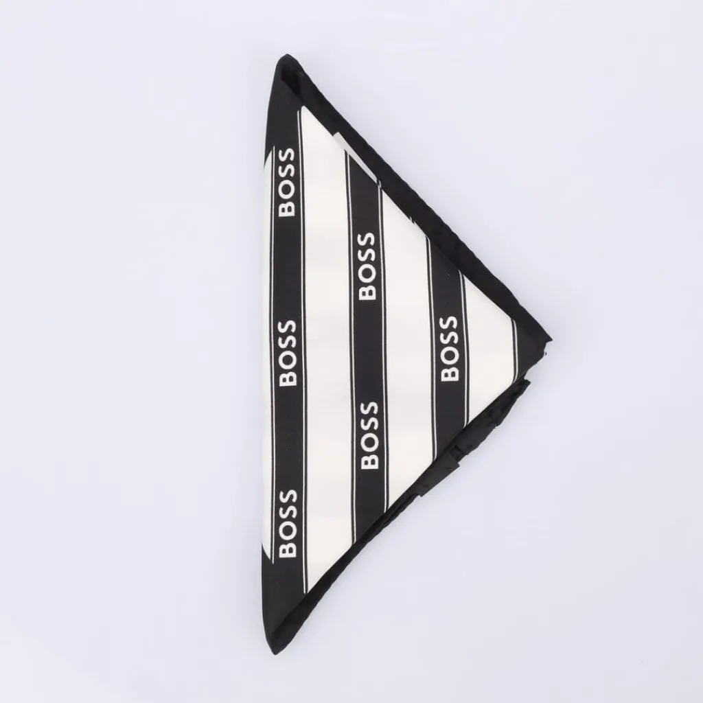 Assorted|Formalwear*Boss Pocket Square in Black