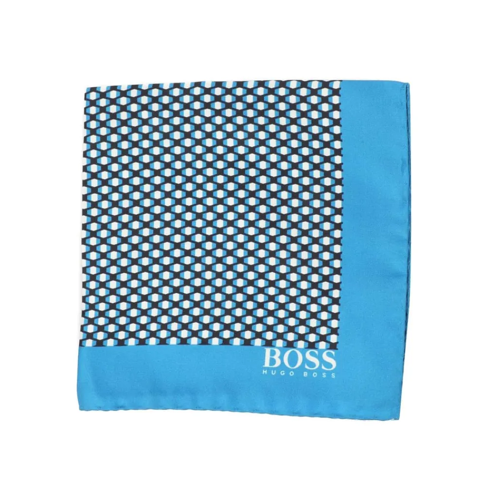 Formalwear*Boss Pocket Square in Turquoise