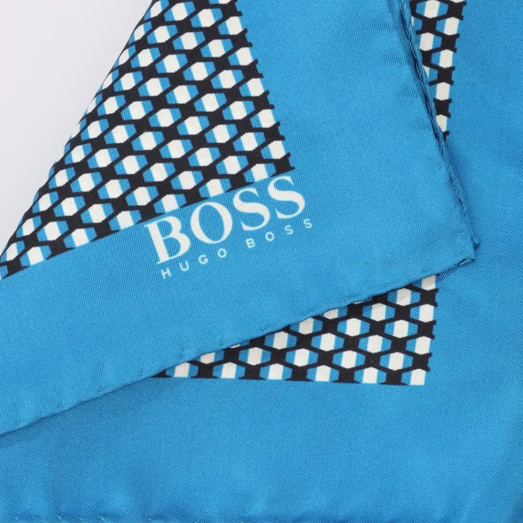 Formalwear*Boss Pocket Square in Turquoise