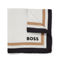Assorted|Formalwear*Boss Pocket Square in White