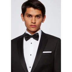 Assorted*Boss Pocket Square Mens in White
