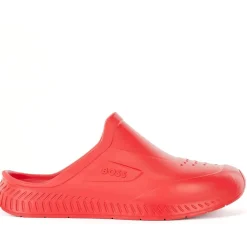 Beach Shoes*Boss R Rubber Slide in Red