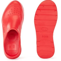 Beach Shoes*Boss R Rubber Slide in Red
