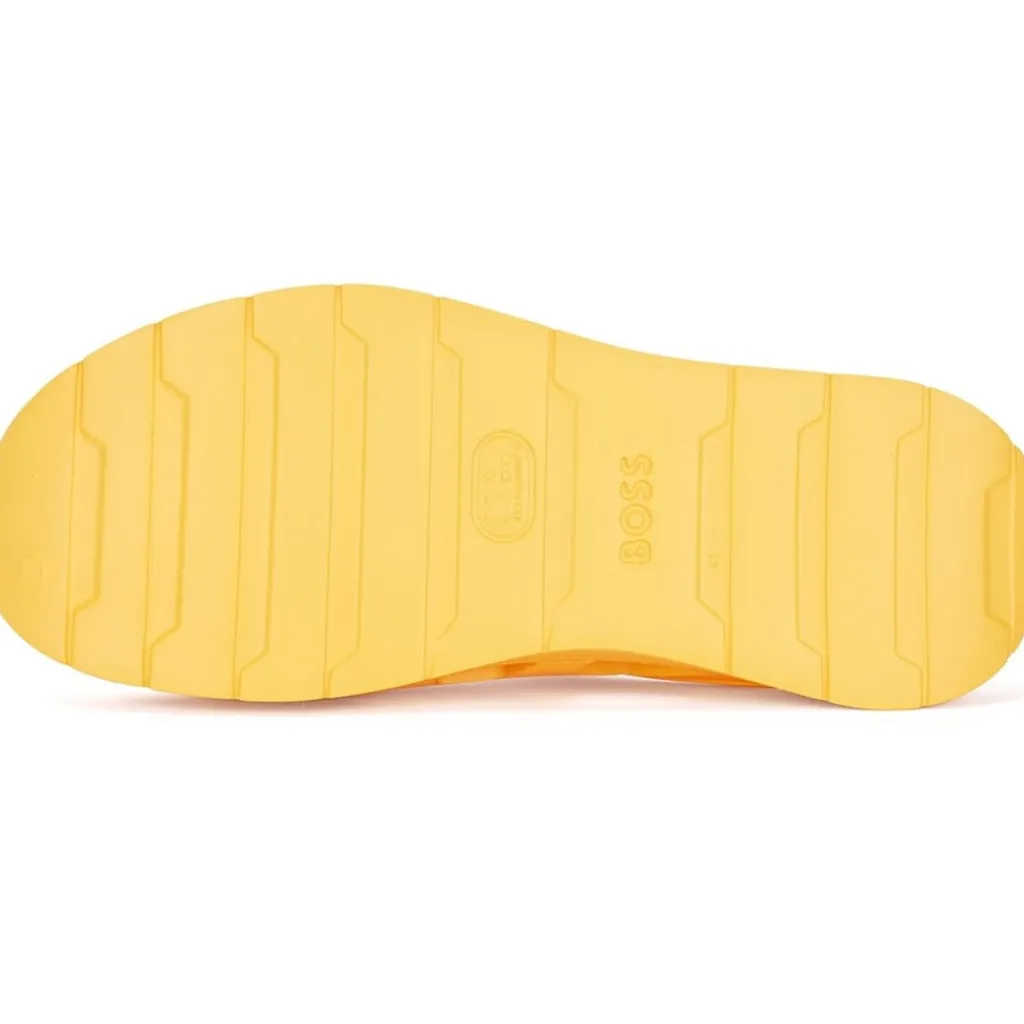 Beach Shoes*Boss R Rubber Slide in Yellow