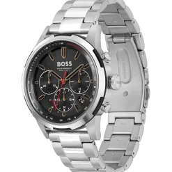 Jewellery-Watches*Boss Recycled Stainless Steel Watch Gents in Black
