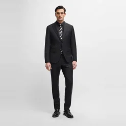 Shirts*Boss Regular Fit Long Sleeve Hays Shirt in Black