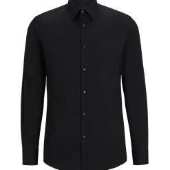 Shirts*Boss Regular Fit Long Sleeve Hays Shirt in Black