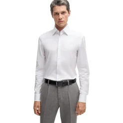 Shirts*Boss Regular Fit Long Sleeve Shirt in White