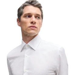 Shirts*Boss Regular Fit Long Sleeve Shirt in White