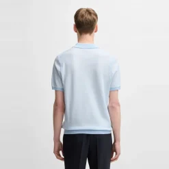 Knitwear*Boss Regular Fit Short Sleeve Shirt in Blue