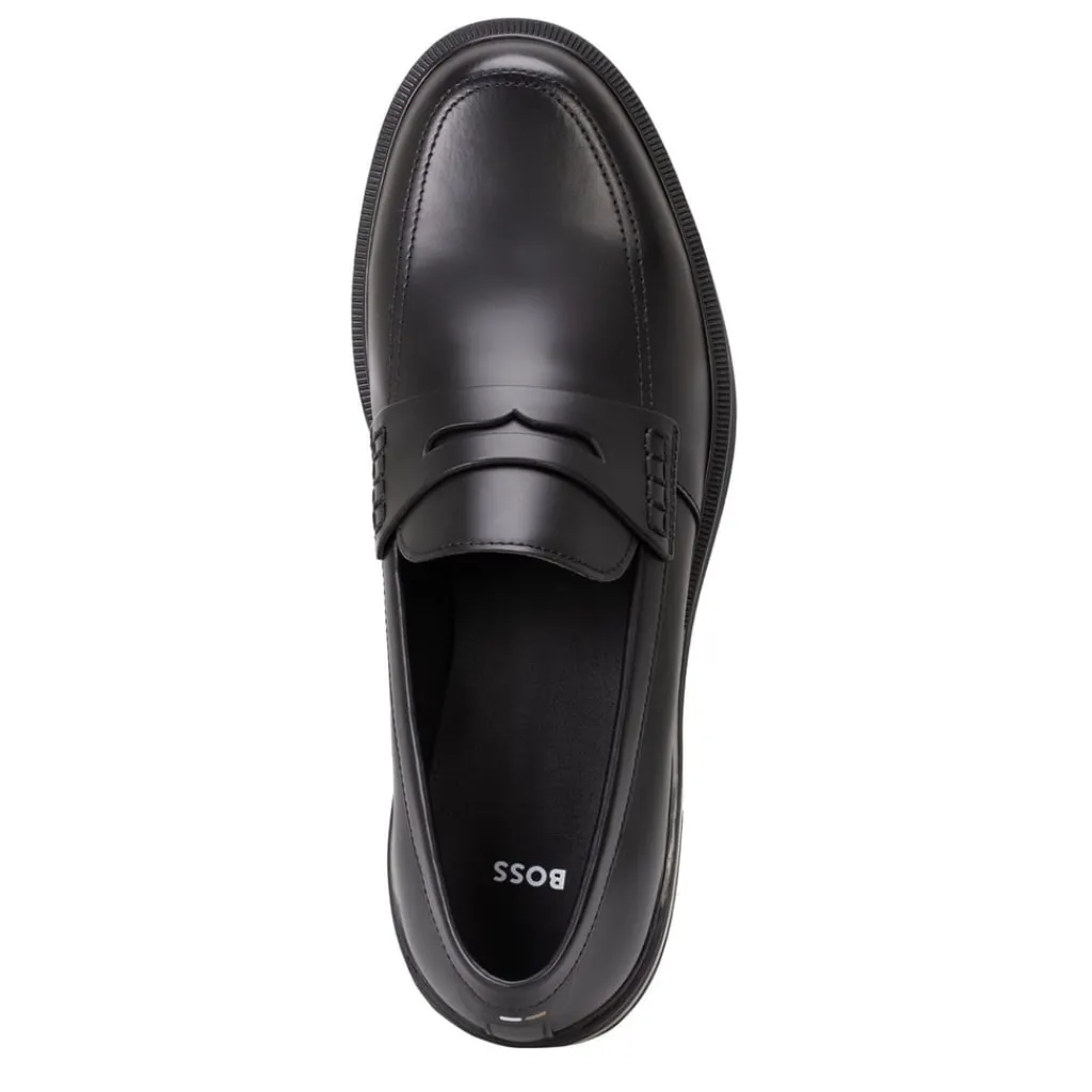 Shoes*Boss Ronnin Penny Loafers in Black