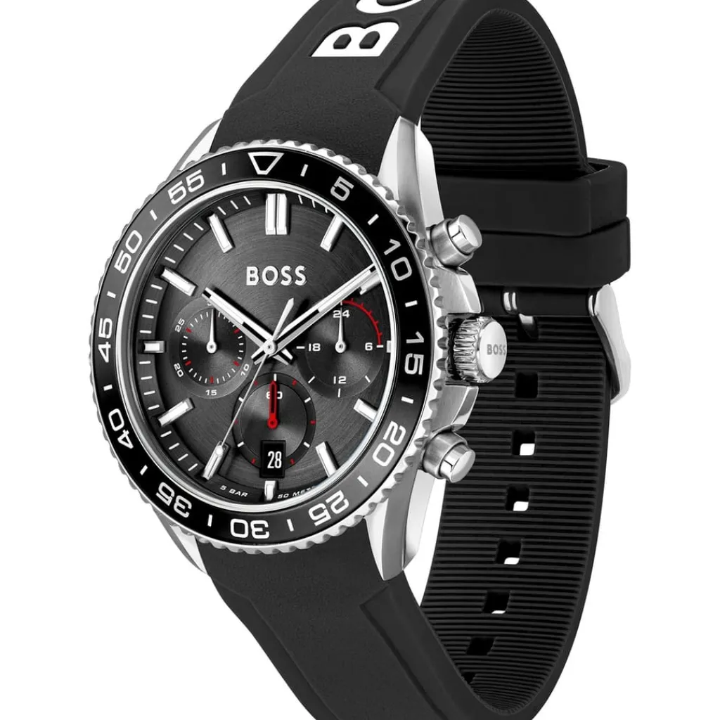 Jewellery-Watches*Boss Runner Chronograph Watch in Black