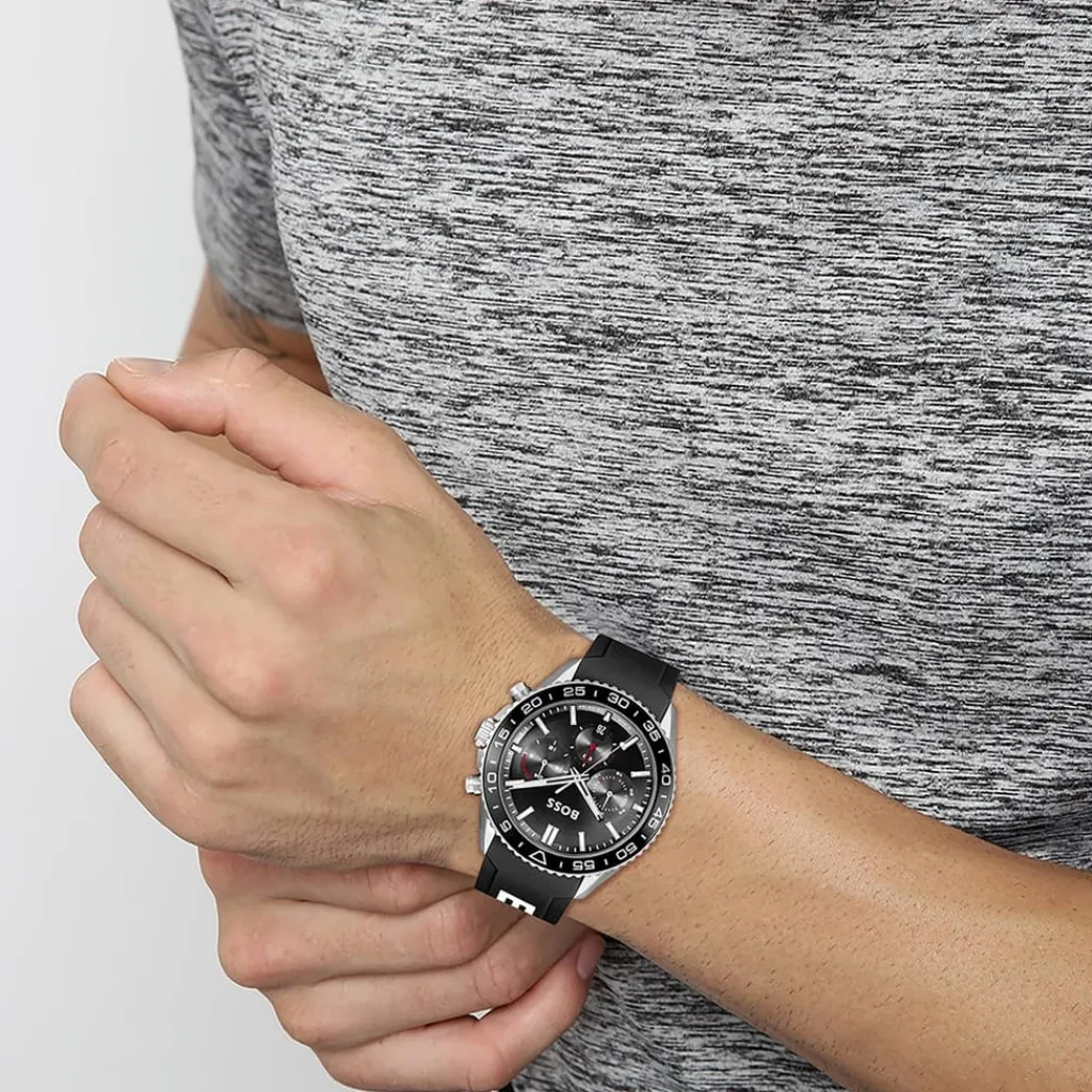 Jewellery-Watches*Boss Runner Chronograph Watch in Black