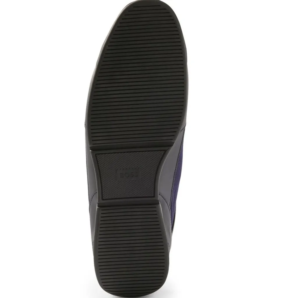 Trainers|Footwear*Boss Saturn Slip On Trainers in Dark Blue