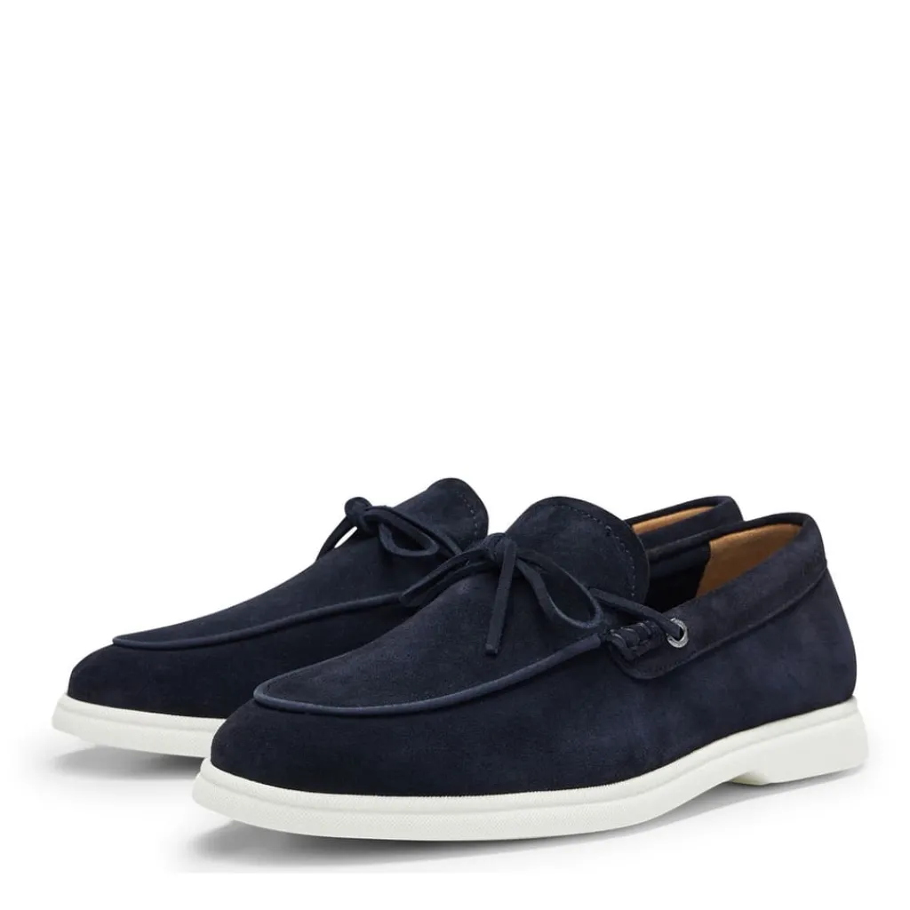 Shoes*Boss Sienne Moccasin Shoes in Dark Blue