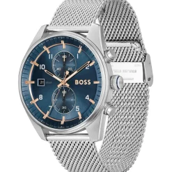 Jewellery-Watches*Boss Skytraveller Chronograph Watch in Silver