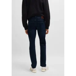 Jeans*Boss Slim Fit Five Pocket Design Jeans in Blue
